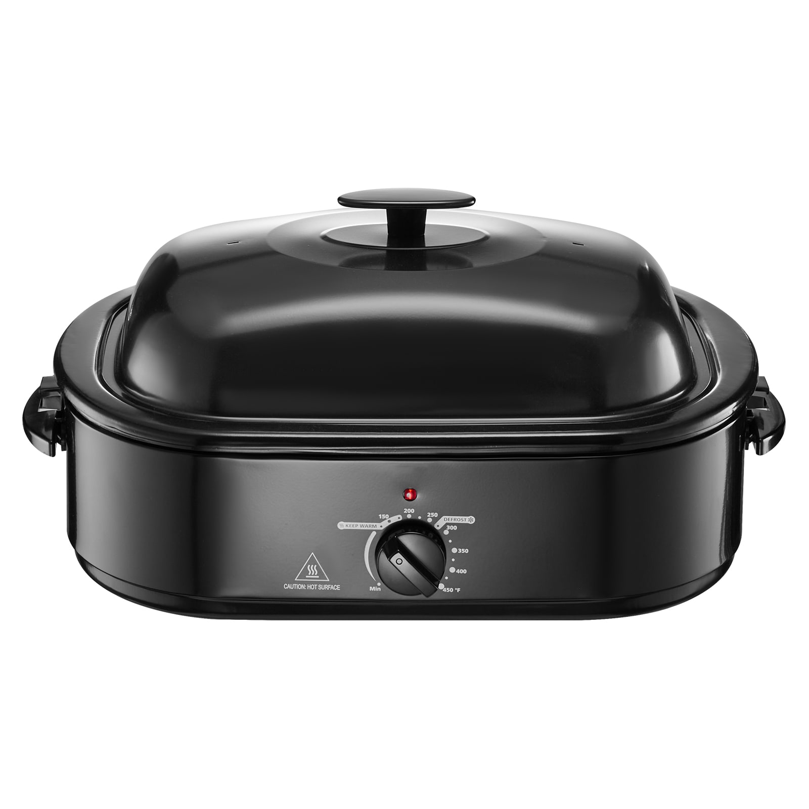 Electric Roaster Oven 18QT Electric Turkey Roaster With Self-Basting Lid_voghion.com